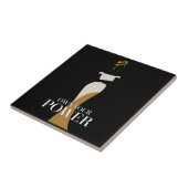 自分の力を所有：自信と恵みのポートレート タイル (側面)