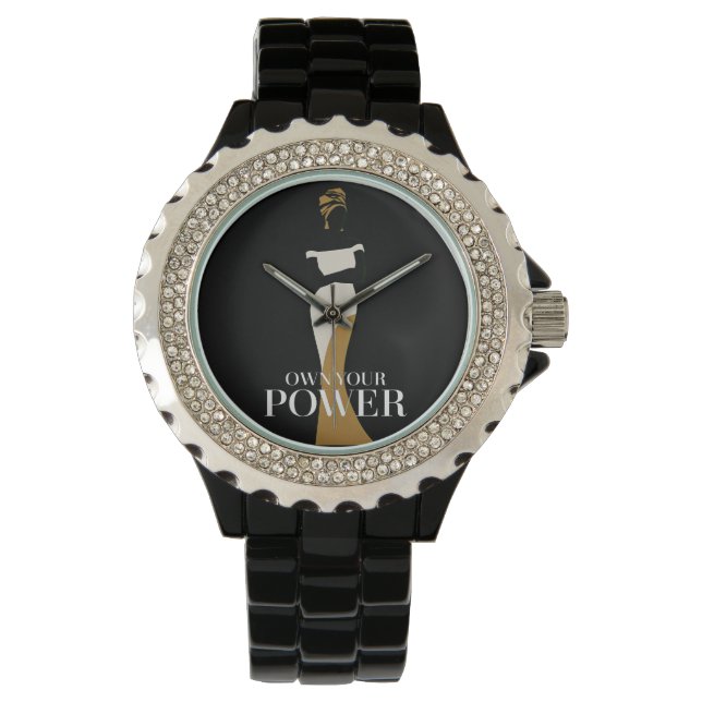 自分の力を所有：自信と恵みのポートレート 腕時計 (正面)