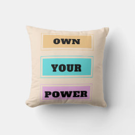 自分の力を持つ クッション