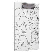 自分の動物園の動物に色を付ける クリップボード (右)