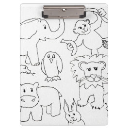 自分の動物園の動物に色を付ける クリップボード