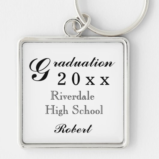 自分の卒業記念テープ キーホルダー (正面)