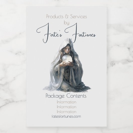 自分の占い師の薬剤師ラベルの作成 フードラベル (シングルラベル)