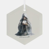 自分の占い師を作成する ガラスオーナメント (裏面)