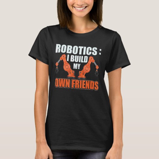 自分の友達を作るロボット工学En Tシャツ (正面)