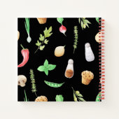 自分の収お気に入りの集レシピ仕訳帳 ノートブック (裏面)