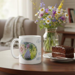 自分の叔母最高のを2枚の写真マグカップにする コーヒーマグカップ