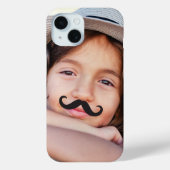 自分の口おもしろいひげ/口ひげの写真を作成 Case-Mate iPhoneケース (裏面)