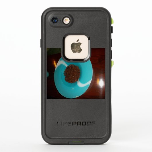 自分の可愛いアクアかわいらしブルーを作る LifeProof iPhoneケース (裏面)
