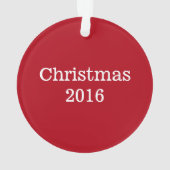 自分の可愛いスタイリッシュ写真を作成 オーナメント (裏面)