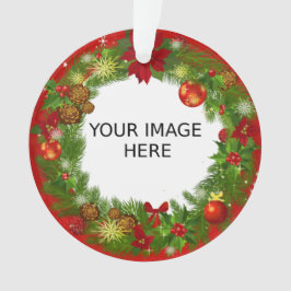 自分の可愛いスタイリッシュ写真を作成 オーナメント