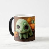 自分の可愛いハロウィンモンスターを作る モーフィングマグカップ (正面左)