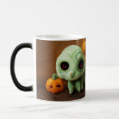 自分の可愛いハロウィンモンスターを作る モーフィングマグカップ (左)