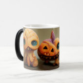 自分の可愛いモンスターを作成するTrio モーフィングマグカップ (正面左)