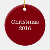 自分の可愛い写真を作エレガント成 セラミックオーナメント (裏面)