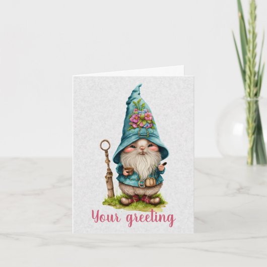 自分の可愛い春格言の作成 カード (正面)