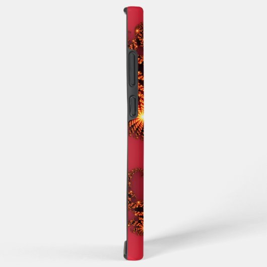 自分の可愛い素敵で素敵なゴールデンレッドを作成 SAMSUNG GALAXYケース (右側面)