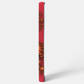 自分の可愛い素敵で素敵なゴールデンレッドを作成 SAMSUNG GALAXYケース (左側面)