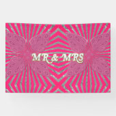 自分の可愛い素敵なミスターとミセスを作りなさい。 横断幕 (横)