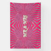 自分の可愛い素敵なミスターとミセスを作りなさい。 横断幕 (縦)