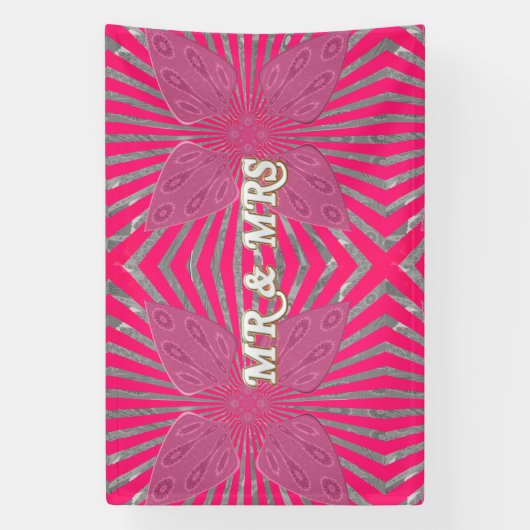 自分の可愛い素敵なミスターとミセスを作りなさい。 横断幕 (縦)