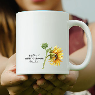 自分の可能性に取り付かれている ツートーンマグカップ