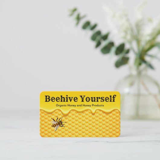 自分の名刺をBeehiveで開く 名刺 (スタンド正面)