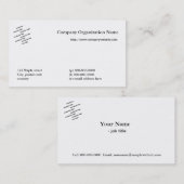 自分の名刺、名前、ロゴを作成する 名刺 (正面/裏面)