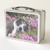 自分の名前とパーソナライズされた写真の作成 メタルランチボックス (裏面)