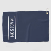 自分の名前のゴルフタパーソナライズされたオルを作成 ゴルフタオル (横)