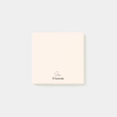 自分の名前の投稿メモ ポストイット (正面)