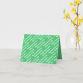 自分の名前の記念日を作成 カード (黄色い花)