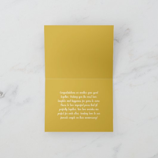 自分の名前の記念日カードを作成する カード (内部)