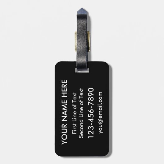 自分の名前の追加アドレスラクロス荷物タグ ラゲッジタグ (裏面縦)