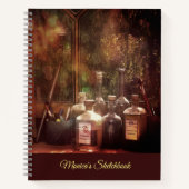 自分の名前またはその他の文字 ノートブック (正面)