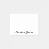 自分の名前をカスタムPost-it Notesに追加 ポストイット (正面)