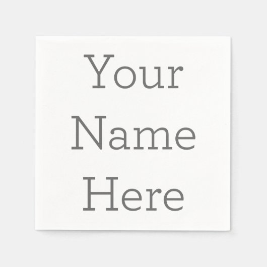 紙ナプキン, スタンダードカクテル (正面)