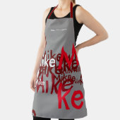 自分の名前を作成カスタマイズす エプロン (インサイチュ)