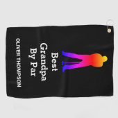 自分の名前を作成Grandpaゴルフタオル ゴルフタオル (横)