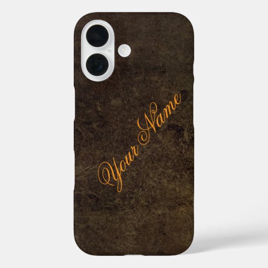 自分の名前を濃く表示素朴する Case-Mate iPhoneケース (裏面)