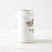 自分の名前を追加す保る – またはデザイン- Stein ビールジョッキ (正面左)