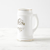 自分の名前を追加す保る – またはデザイン- Stein ビールジョッキ (正面右)