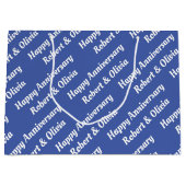 自分の名前記念日の作成 ラージペーパーバッグ (正面)