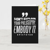 自分の哲学を具体化する カード (黄色い花)