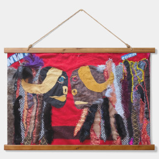 自分の地面に立つ 吊り下げ型タペストリー