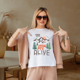 自分の場所に感じ行く Tシャツ