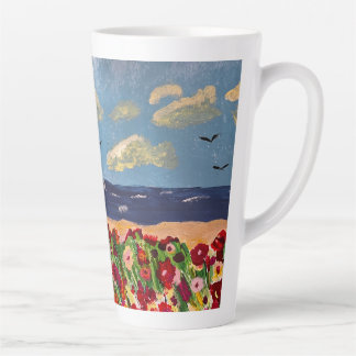 自分の場所へのお気に入りのパス カフェラテマグ