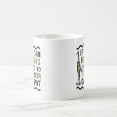 自分の場所を見つける コーヒーマグカップ (中央)