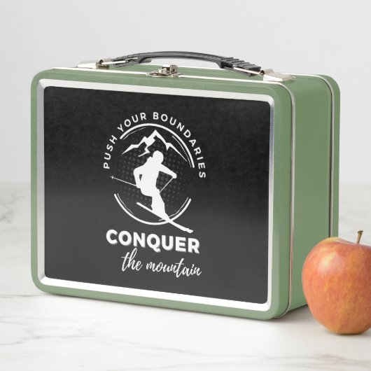 自分の境界を押し広げ、山を征服する» メタルランチボックス (インサイチュ)