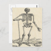 自分の墓紙はがきを掘った ポストカード (正面/裏面)